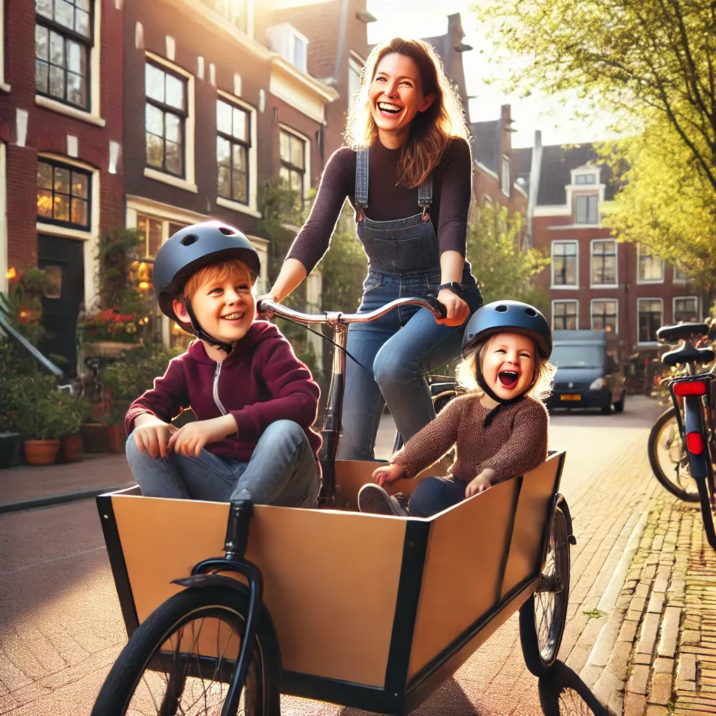 Bakfiets-vrouw-met-kinderen.webp